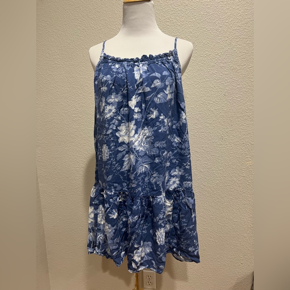 H&M Floral Blue Dress, 8